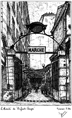 Paris 3ème - Le marché des 