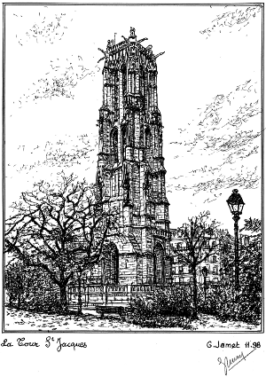 Paris 3rd district -The Saint-Jacques Tower