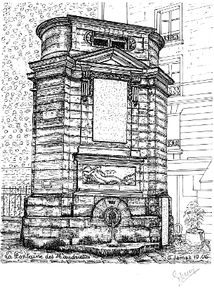 Paris 3rd district - The Haudriettes Fountain