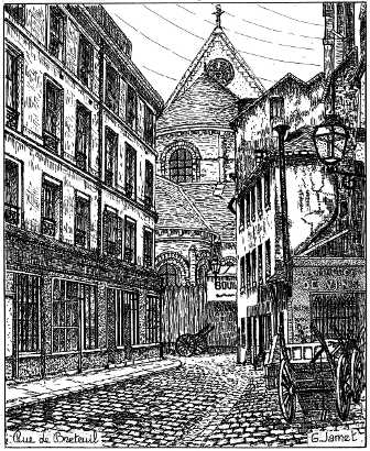 Paris 3rd district - Rue de Breteuil