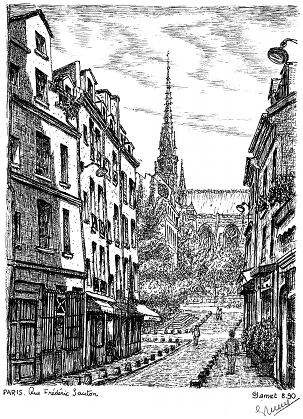 Paris Left Bank - Rue Frédéric Sauton