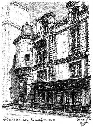 Paris Left Bank - Hôtel des Abbés de Fécamp, rue Hautefeuille