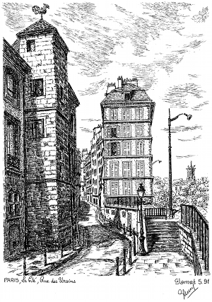 Île de la Cité - Rue des Ursins