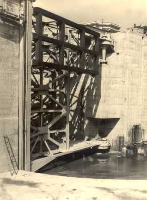 Downstream sector door - summer 1950