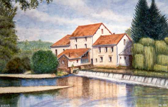 Watermill of the Arnaude in Franche-Comté