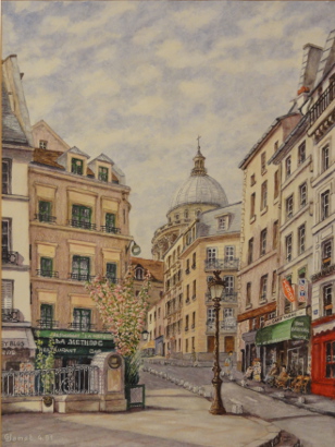 Paris - Rue de la Montagne Sainte Geneviève