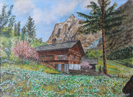 Chalet à la montagne