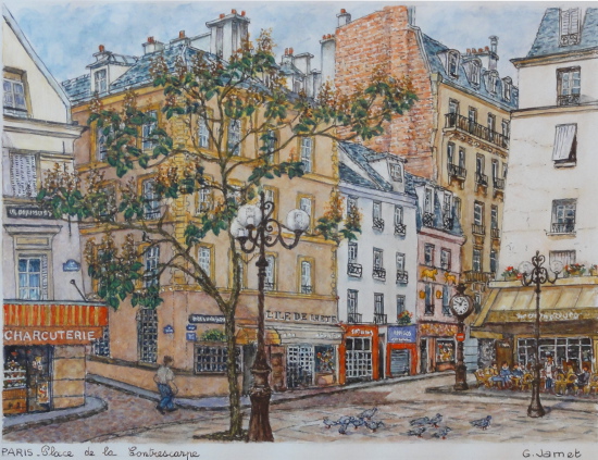 Paris - Place de la Contrescarpe